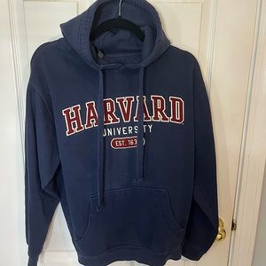 Harvard University Navy Blue Pullover Hoodie Sweatshirt